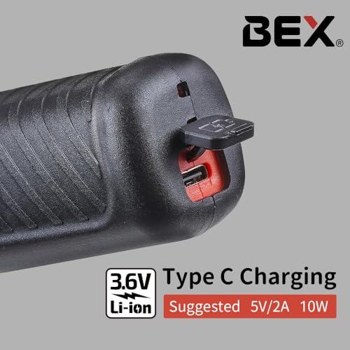 BEX 3/8" portable slim electric ratchet USB charging mini electric ratchet pocket tools cabinet assembly bicycle repair Rechargeable light torque Ratchet Wrench for faster screw fastening