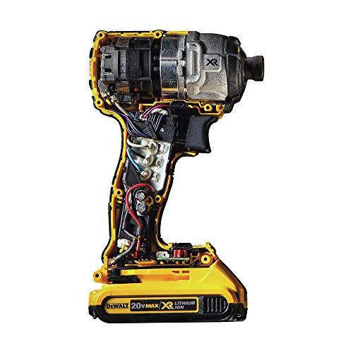 DEWALT 20V MAX* XR Impact Driver Kit, Brushless, 3-Speed, 1/4-Inch, 2.0-Ah (DCF887D2), Pack of 1 - style: NEW - 20V MAX XR Impact Driver Kit