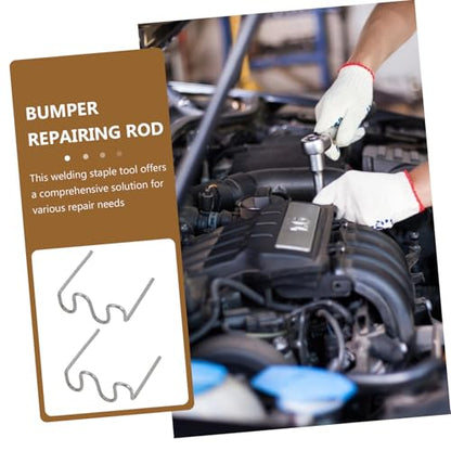 SOLUSTRE 1000pcs Hot Staples Welding Rods for Car Bumper and Dashboard Repair Kit Plastic Welding Supplies for and Versatile Applications