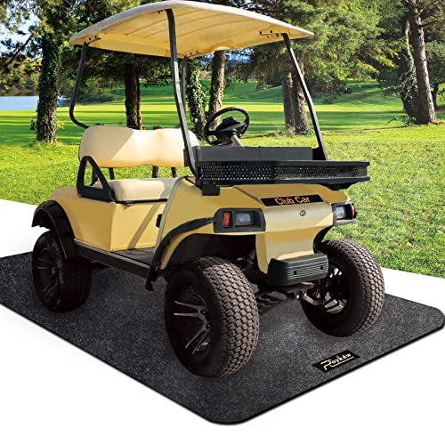 Roykaw Garage Floor Mat and Mechanic Pad, Motorcycle Parking Mat, Protect Floor from Spills, Drips, Splashes and Stains, Oil Absorbent/Cut to Size/Waterproof/Non Slip Design - 9.18 ft. x 4.92 ft. - size: 9.18x 4.92 Feet
