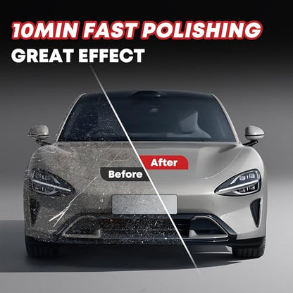 SILVEL Buffer Polisher, 1600W 7 Inch/6 Inch Polisher for Car Detailing, Wax Machine, 7 Variable Speed, with 6 Foam Pads, 3 Wool Pads, Packaging Bag, for Boat Polishing and Waxing