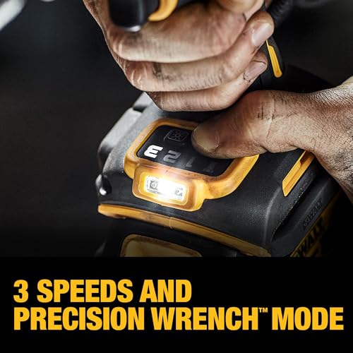 DEWALT 20V MAX XR 1/2 Inch Cordless Impact Wrench Kit with Hog Ring Anvil, Battery and Charger Included (DCF961GP1) - style: Kit with Battery