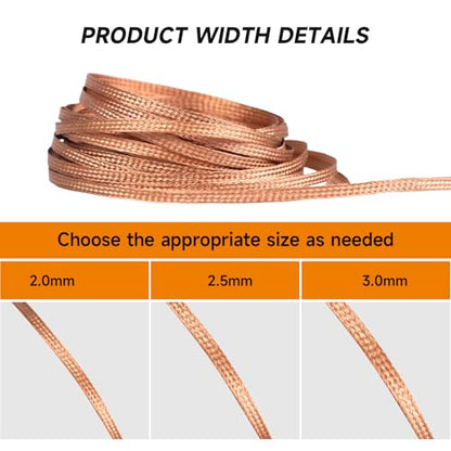 TOWOT Solder Wick, Desoldering Braid, Flux Wick, and Desoldering Wicks - Efficient and Professional Solder Removal SolutionSolution - style: 82ft