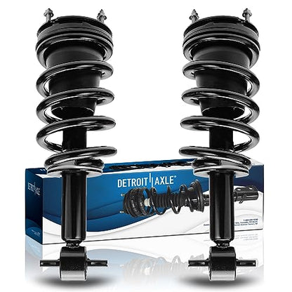 Detroit Axle - 2 Front Struts for 2007-2013 Chevrolet Silverado 1500 | GMC Sierra 1500 [Exc. Electronic Suspension] Complete Struts w/Coil Spring 2008 2009 2010 2011 2012 Replacement Ready Strut - size: 139105 x2/PAIR
