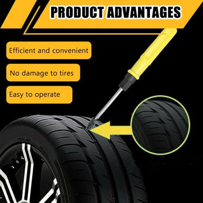 200PCS Tire Repair Rubber Nail Kit, Tire Repair Rubber Nail Kit, Vacuum Tire Repair Kits Spiral Rubber Screws, Fast Self-Service Tool for Car, Truck, Motorcycle, Tractor Tire Puncture Repair - size: 200Pcs