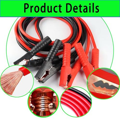 Jumper Cables for Car Battery, 8.5 Feet 1000Amp Automotive Booster Cables for Automobile, Car, SUV and Trucks, Jumper Cables Kit