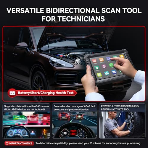 iCarsoft CR Ultra P Bidirectional Scan Tool with ECU Coding Topology Map 41+ Resets, All System Automotive Diagnostic Scanner, Upgraded Ver. of CR Ultra, Full Active Test/CANFD/DoIP/3Years Free Update