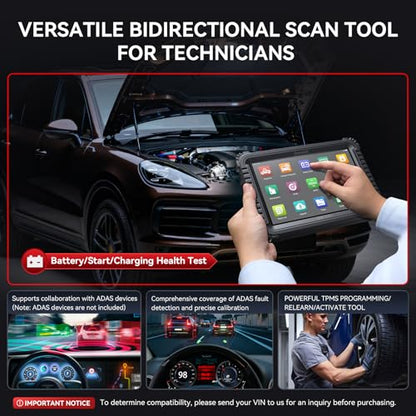 iCarsoft CR Ultra P Bidirectional Scan Tool with ECU Coding Topology Map 41+ Resets, All System Automotive Diagnostic Scanner, Upgraded Ver. of CR Ultra, Full Active Test/CANFD/DoIP/3Years Free Update