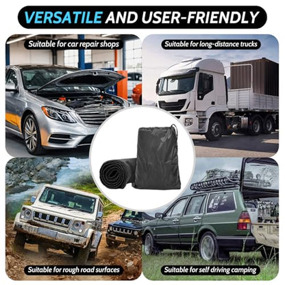 Upgraded Rolling Creeper Mat with Zipper, Magical Creeper Rolling Mat, 60''x28'' Portable Rolling Creeper, Perfect for Working Under Car,Special Roads,Self Driving,Long-Distance, Mechanic Repair Mat