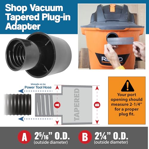 10 Foot Long Dust Collection Power Tool Hose Kit - size: Hose w/ 5 Fittings