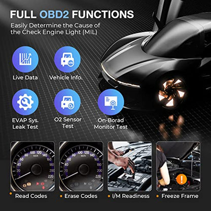 2026 Autel ML629 OBD2 Scanner ABS SRS Engine Transmission Diagnoses OBD II Full Functions Upgraded Version of AL519/AL619/ ML619 for DIYers Professionals