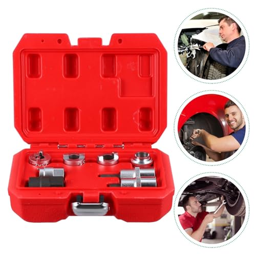 Strut Nut Hex Key Socket Kit for Shock-absorber Dismantling, Made of Sturdy Chrome-molybdenum Steel with Abs Storage Tool Box, for Automobile Repair Shops