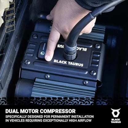 Portable Air Compressor – On‑Board & Offroad Tire Inflator for Cars, Trucks & 4×4 Vehicles – Automatic Pressure Control, High PSI & Dual‑Motor Options - (Twin Air Compressor 561B) - style: Twin Air Compressor 561B