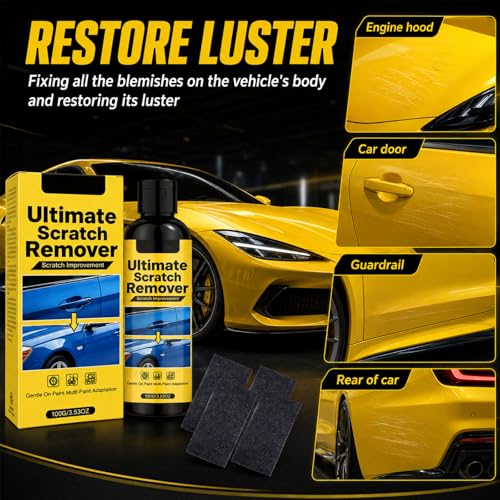 2Set Nanopolix Car Scratch Remover,Nanopolix Scratch Remover,Car Scratchs Repair Paste Deep Scratch,All Paint Colors Polishing Kit (4*Nano Cloth)