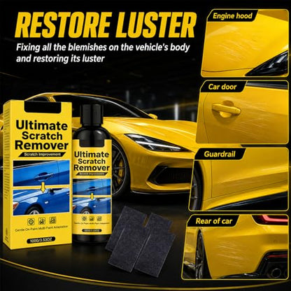 2Set Nanopolix Car Scratch Remover,Nanopolix Scratch Remover,Car Scratchs Repair Paste Deep Scratch,All Paint Colors Polishing Kit (4*Nano Cloth)
