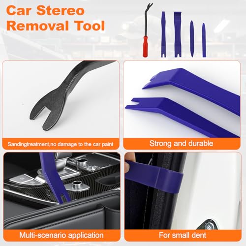 Dent Puller, 149PCS Paintless Dent Removal Kit – Car Dent Puller Kit with Slide Hammer 2 in 1 T-Bar, Lifter, Bridge Puller–Dent Remover Tool for Car Hail Dent Remove Repairs 95% of Car Dents