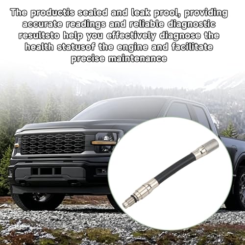 12mm Compression Tester Adapter 5608 for Ford 4.6L 5.4L 6.8L 3-Valve Engines 2008+ Triton Spark Plug Thread Adapter Automotive Engine Compression Test Tool