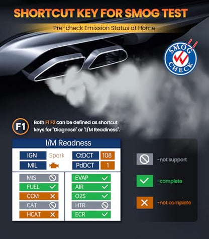 OBD2 Scanner for Jaguar Land Rover Full System Diagnostic Tool | OBDMATE OM501 Car Scanner with Oil Reset Battery Register...Full OBDII Functions Read&Erase Fault Codes, Free Software Update