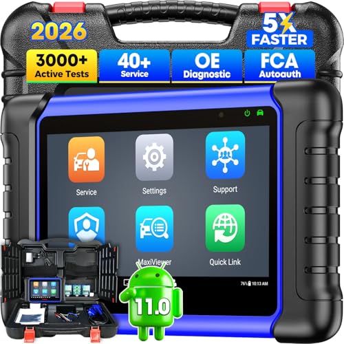 Autel Scanner MaxiIM IM508S, 2026 Full Bidirectional OBD2 Diagnostic Tool | 3000+ Active Tests, 40+ Services, OE All Systems OBDII Scan for All Cars, Enhanced of IM508 MaxiCOM MK900BT MK900 MK808S, FCA