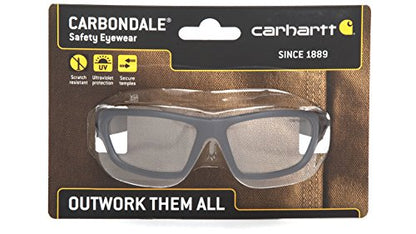 Carhartt Unisex Sandstone Bronze Lens - color: Clear Lens/ Black/Tan Frame