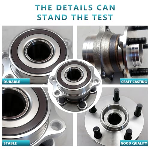 512518 Rear Wheel Bearing Hub Assembly for Subaru Crosstrek 2016-2021, Impreza 2012-2021, Forester 2014-2018, XV Crosstrek 2013-2015 (2PCS) - size: 512518