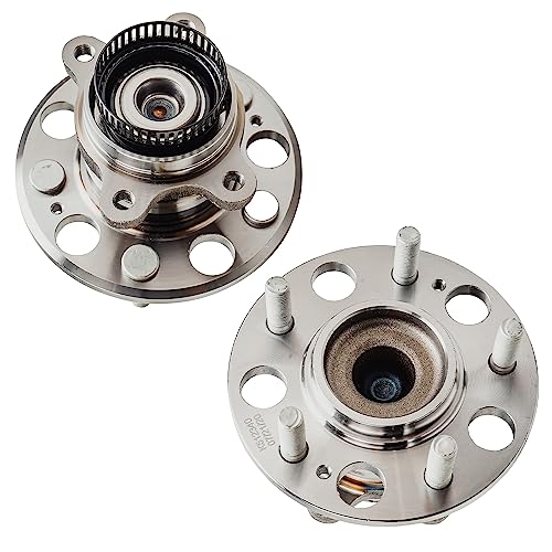Detroit Axle - 2.0L Rear 2pc Wheel Bearing Hubs for 07-12 Hyundai Elantra, 2 Wheel Bearing and Hubs Assembly 2007 2008 2009 2010 2011 2012 Replacement - style: 512340 x2/Pair