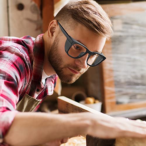 Safety Glasses Anti-Fog Goggles Protective Eyewear Anti Blue Light Protection Glasses For Women And Men - color: Black