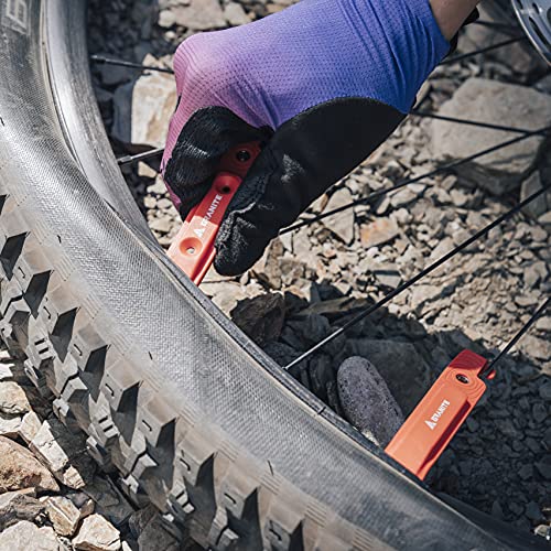 Granite Talon BIke Tire Levers with Bicycle Chain Master Link Pliers Function, Bike Chain Quick-Link Removing Tools, Bike Tool Kit for Mountain Bike, Road Bike, Bmx Bike (Orange) - color: Orange