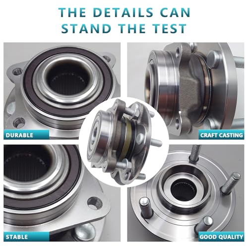 513263 Front Wheel Bearing Hub Assembly for Chrysler Sebring 2007-2010, Chrysler 200 2011-2014, Dodge Avenger 2008-2014 (2PCS) - size: 513263