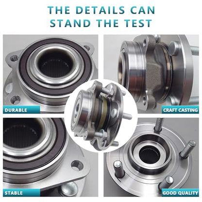 513263 Front Wheel Bearing Hub Assembly for Chrysler Sebring 2007-2010, Chrysler 200 2011-2014, Dodge Avenger 2008-2014 (2PCS) - size: 513263