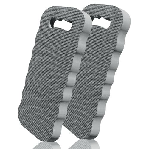 Altdorff Thick Kneeling Pad 2 Pack, Waterproof,Comfortable Garden Kneeling Pads Stain Resistant, Multi-Functional Kneeler Pad for Gardening, Baby Bath, Yoga, Praying and Exercise (Deep Grey) - color: Gray
