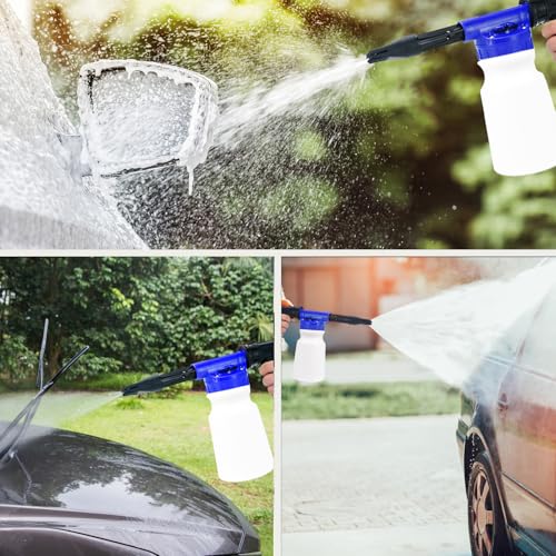Car Wash Kit with Foam Gun, Bucket and Cleaning Tool, Car Washing Kit | Includes Wash Mitt Tire Brush Sponge Towels Brush Car Cleaning Kit for Interior and Exterior Cleaning, Home or Travel Use - size: XXL-26