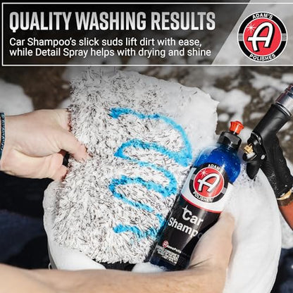 Adam's Essential Car Wash Kit (24-Item) - Auto Detailing Car Care Cleaning Kit with Foam Gun & Bucket Car & Truck Lovers, Dads, Moms and DIYers - style: Essential (24-Item)