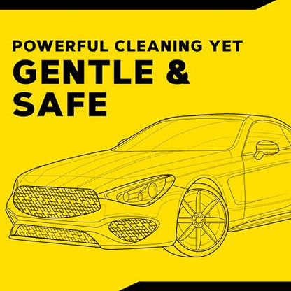 Meguiar's Hot Rims Black Wheel Cleaner, Deep Foaming Gel Specially Formulated to Effectively Clean Matte, Gloss, Satin, and Chrome Black Wheels, 24 Oz Spray Bottle - size: 24 Ounce (Pack of 1), style: Hot Rims Black Wheel Cleaner