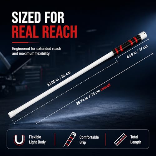 Bendable LED Flashlight Stick, Bendable Work Light with 3 Brightness Levels for Mechanic Car Repairs Under Hood Garage Inspection (1 pcs) - color: 1 pcs