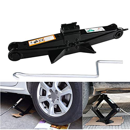 4 Pack Car Scissor Jack 2 Ton 4,409 Lbs Capacity Steel Portable Tire Jack with Crank Handle for Hyundai Sonata/Elantra/Genesis/Veloster Universal, Heavy Duty Rustproof Car Stabilizer Lift Tire Jack - size: 2 Ton Scissor jack (4 pack)