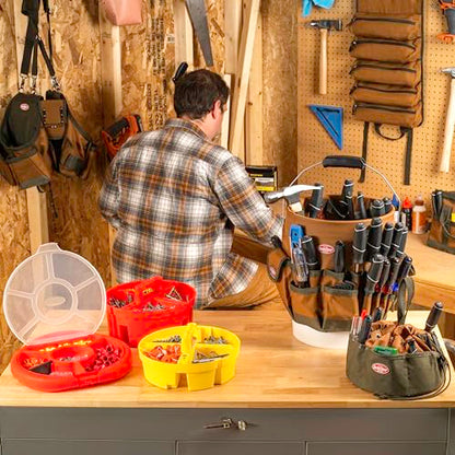 Bucket Boss - Bucket Seat Small Parts Organizer, Bucket Organization (10010) , Red