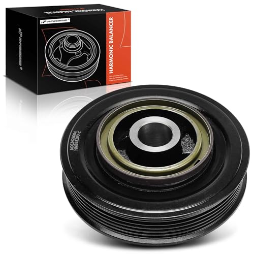 A-Premium Engine Harmonic Balancer Crankshaft Pulley Compatible with Ford Escape 2013-2019, Fusion 2013-2020, Transit Connect 2014-2016, 1.5L 1.6L, Replace# BM5G6B319BC