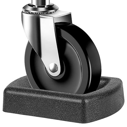 Jack Wheel Chock, Heavy Duty Reinforced Rubber Jack Caster Wheel Dock for Caravans and Trailers, Wheel Chock Stabilizer Wheel Stopper for 6 Inch Jockey Wheels - color: Small - Single Wheel