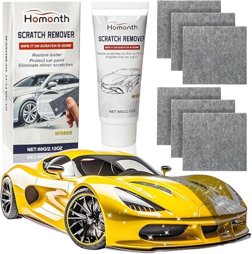 Nanopolix Scratch Remover for Vehicles - 2026 Upgrade Car Cloth Scratch Remover, Quick Fix Removal Paste for Deep Scratch Repair, All Paint Colors Polishing Kit