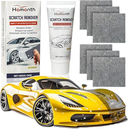 Nanopolix Scratch Remover for Vehicles - 2026 Upgrade Car Cloth Scratch Remover, Quick Fix Removal Paste for Deep Scratch Repair, All Paint Colors Polishing Kit