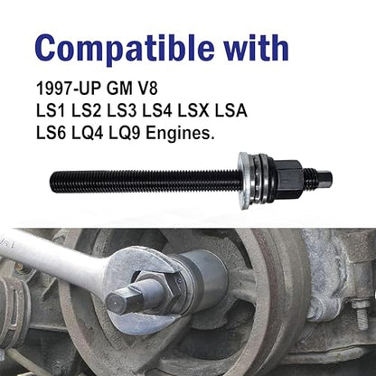 ERDIE LS Harmonic Balancer Installation Tool, Crank Pulley Install Tool 551141, Compatible with GM 1997-UP V8 LS1, LS2, LS3, LS4, LSX, LSA, LS6, LQ4, LQ9