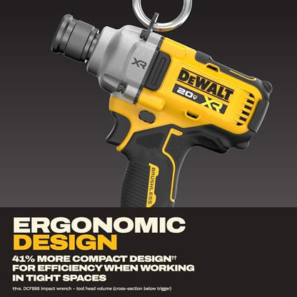 DEWALT 20V MAX XR Impact Wrench Cordless 7/16 inch Brushless Impact Gun, 4-Mode Speed Selection Including Timber Screw, Tool Only (DCF937B) - style: NEW - 20V 7/16 Impact Wrench