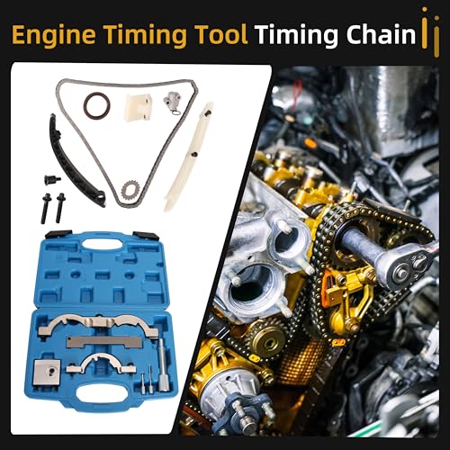 Timing Chain Kit & Engine Timing Tool Kit fit for Chevrolet Cruze/Sonic/Trax/Volt fit for Cadillac ELR fit for Buick Encore Replace# ETCK2102 TK343 22HP47N