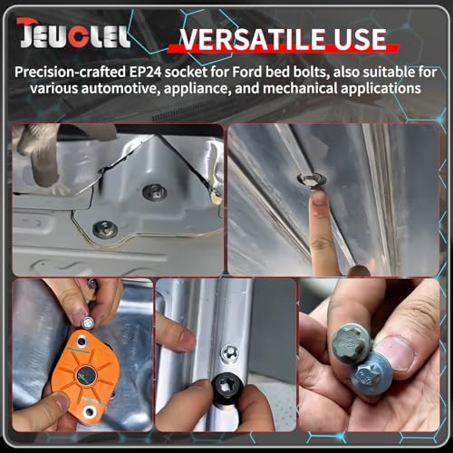 EP Socket EP24, 6 Point 1/2” Dr Female External E-Torx Plus Socket | EP Socket, Female External, E-Torx Plus Socket, External, Cr-V Steel, High Deformation Prevention - size: EP24