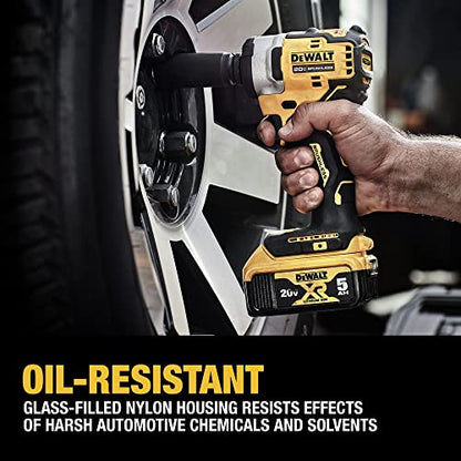DEWALT DCF911P2 20V MAX* 1/2 in. Cordless Impact Wrench with Hog Ring Anvil Kit