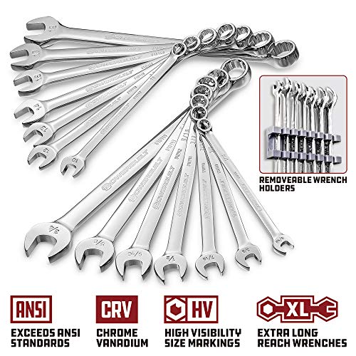 Powerbuilt 200 Piece 1/4-inch, 3/8-inch, and 1/2-inch Drive Mechanics Tool Set - with SAE and Metric Socket Set, Powerbuilt XT 90 Tooth Seal-Head Ratchets, including Case - 642472 - size: 200 Piece