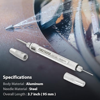 FIRSTINFO H5136 Windshield Washer Spray Nozzle Cleaner Needle | Corrosion Blockage Removal Tool, Two Needle Sizes, Portable Pocket-Size, Made in Taiwan