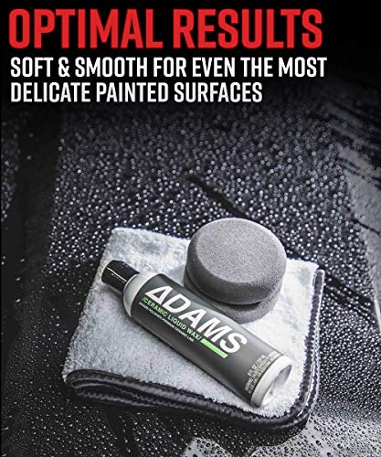 Adam's Polishes UFO Dual Sided Car Wax Applicator Car Detailing Waxing & Polishing Foam Pad | Use with Paste Wax, Ceramic Coating, Polish, Compound & More | Auto, Motorcycle, Boat, RV