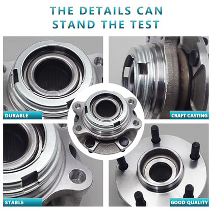 513296 Front Wheel Bearing Hub Assembly for Infiniti JX35 QX60 QX50 2013-2021, Nissan Altima Maxima Murano Pathfinder Quest 2007-2021 (2PCS) - size: 513296